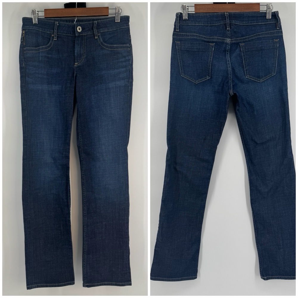 Banana Republic Classic Straight Leg Dark Blue Straight Leg Jeans Women's Sz 4